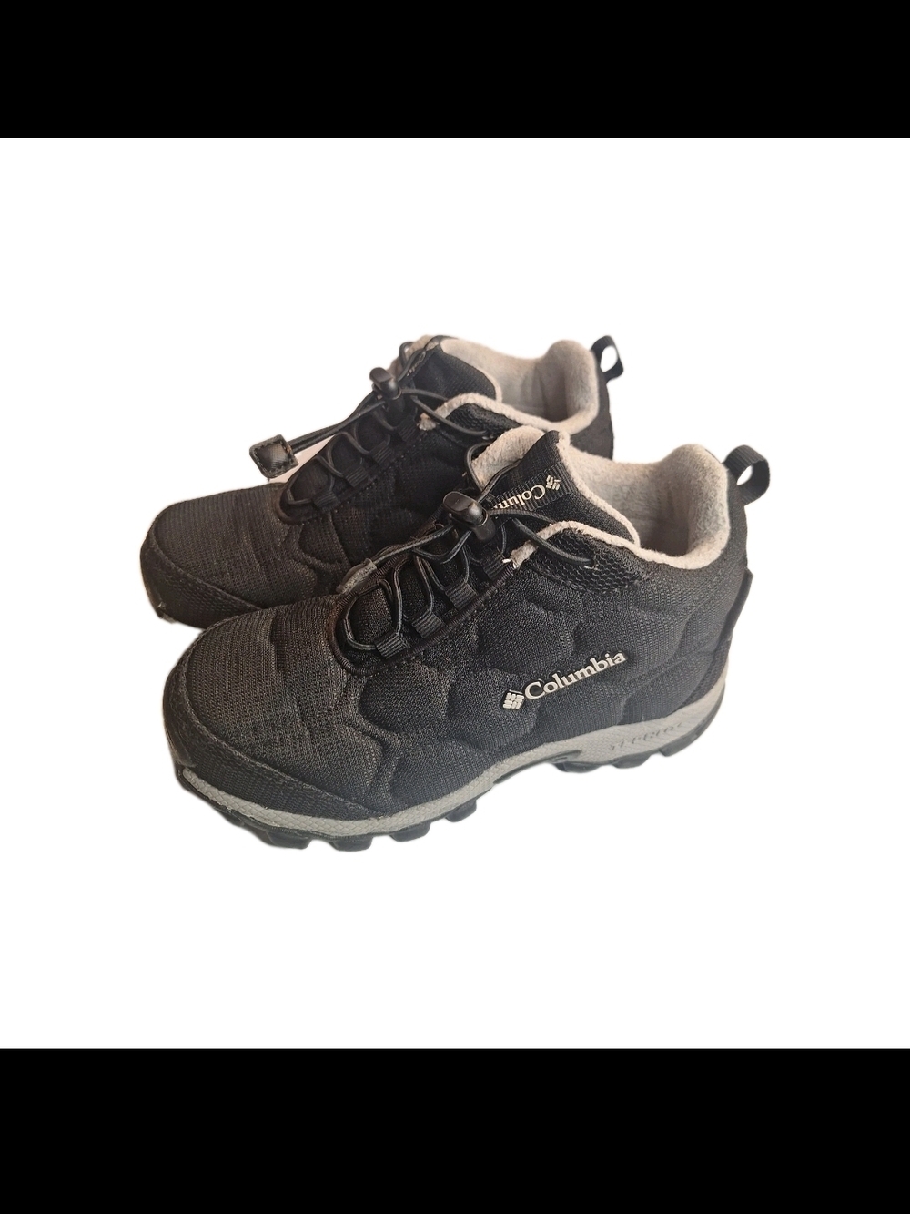 Columbia Firecamp Mid 2 Black Kids Boots. Size 13